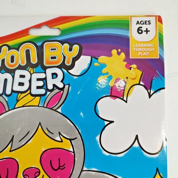 Grafix Crayon By Number 1 Printed Sheet 10 Crayons Learning Play Age 6+ Craft - Picture 3 of 9